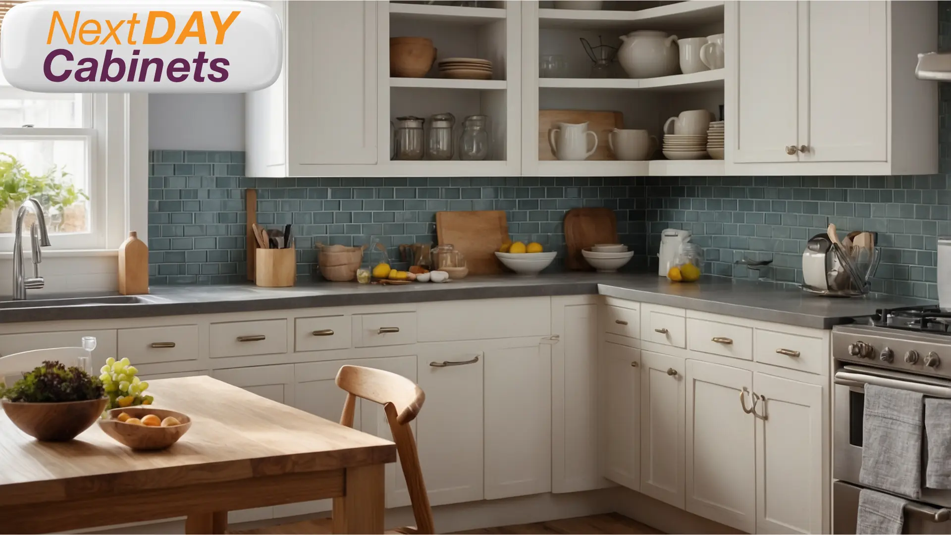 Modern-Kitchen-with-White-Shaker-Cabinets