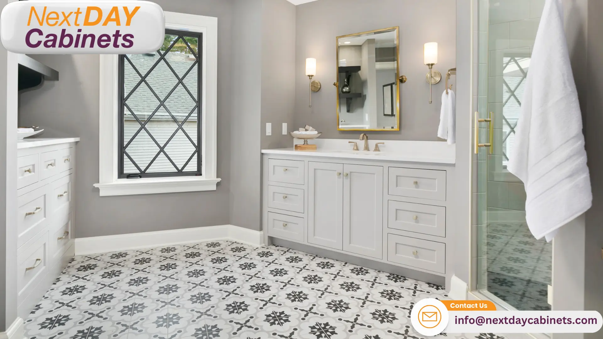 Bathroom-Vanity-matching-with-Flooring with Latest Styles for Your Bathroom Makeover