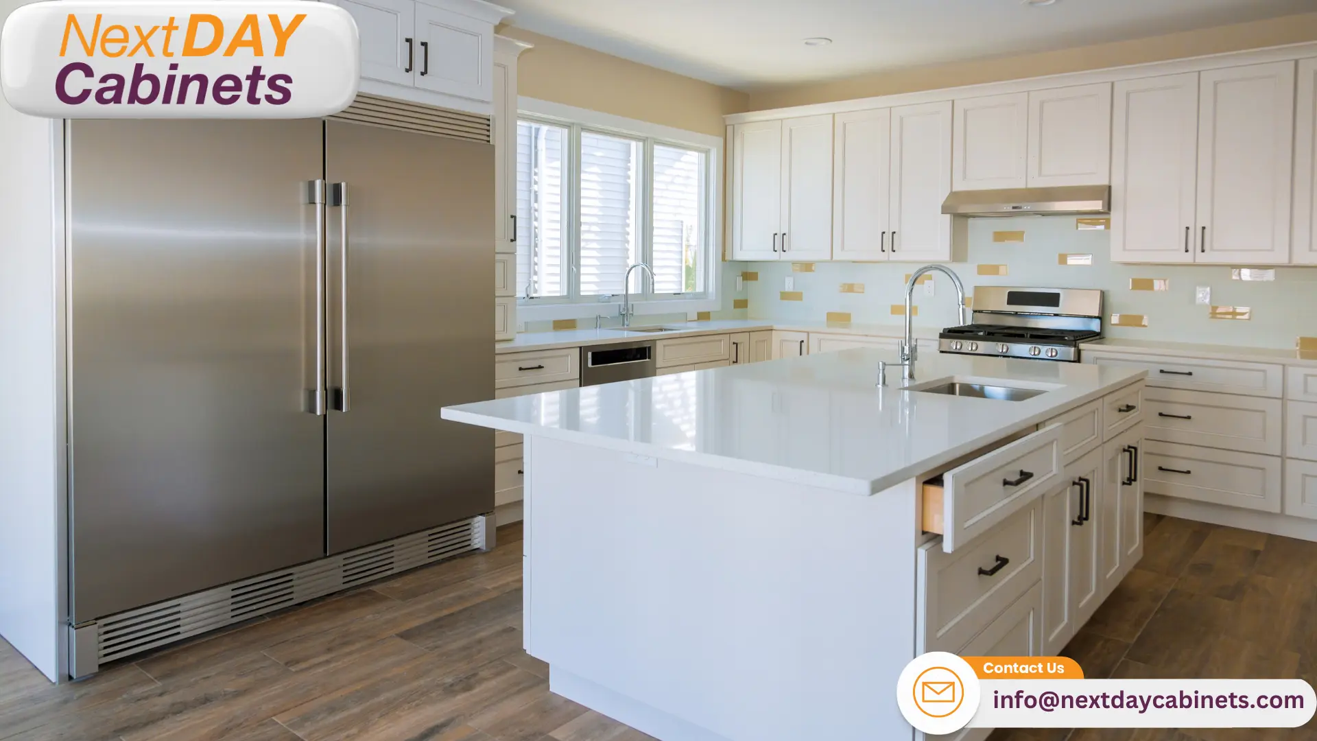 White-Timeless-Framed-Shaker-Cabinets with The Structure of Framed Cabinets