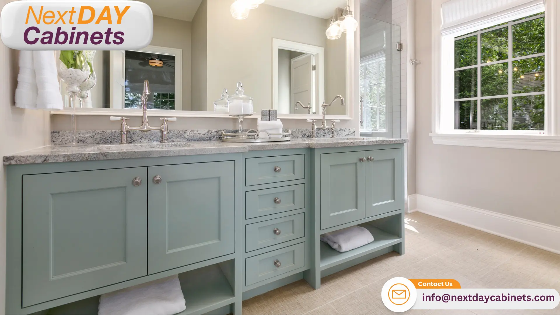 Green-Bathroom-Vanities-from-the-best-cabinet-store-in-Richmond-VA