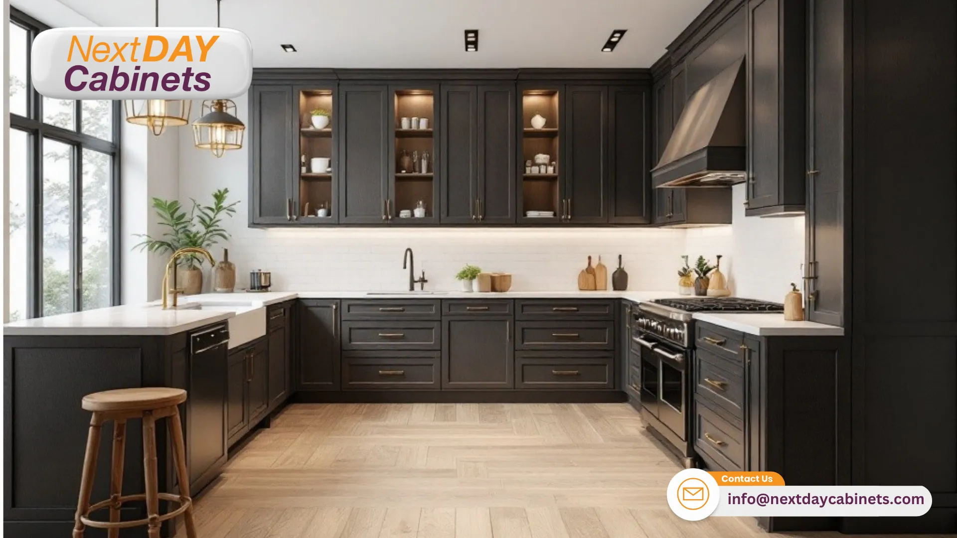 Black-Shaker-Cabinets-of-GoldenHome-Cabinets-in-Richmond