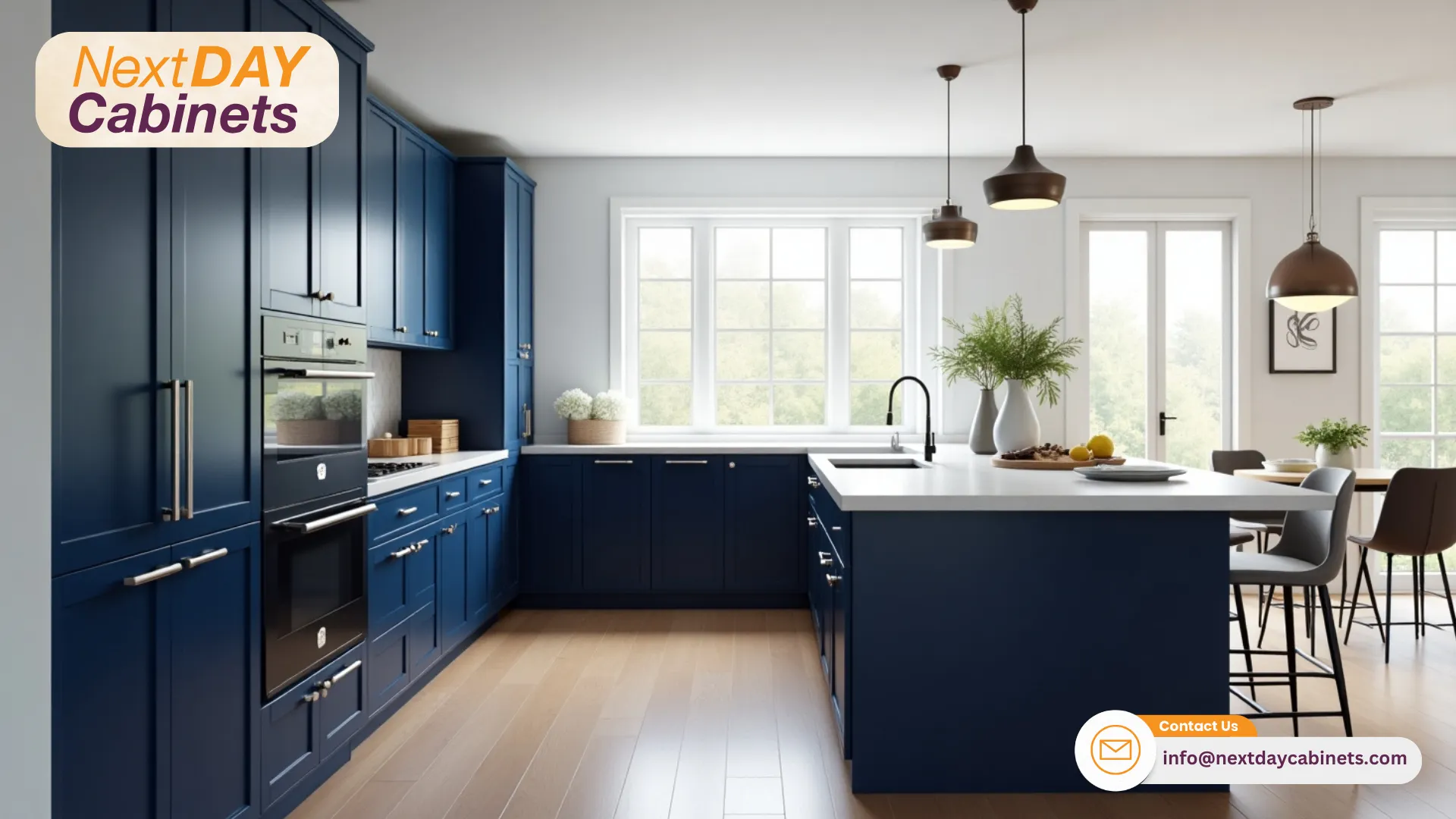 Bold-Blue-Kitchen-Cabinets