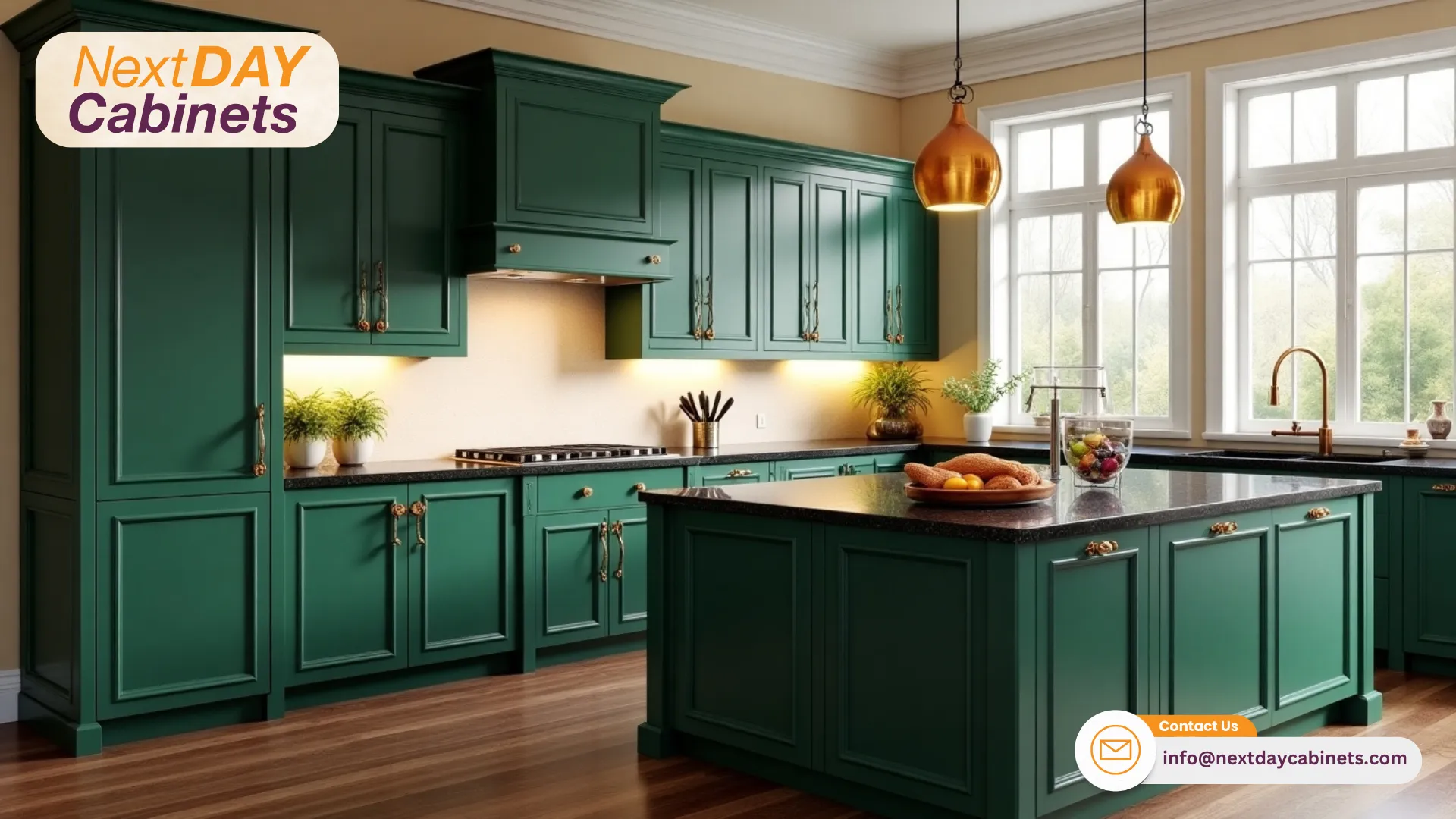 Emerald-Green-Kitchen-Cabinets