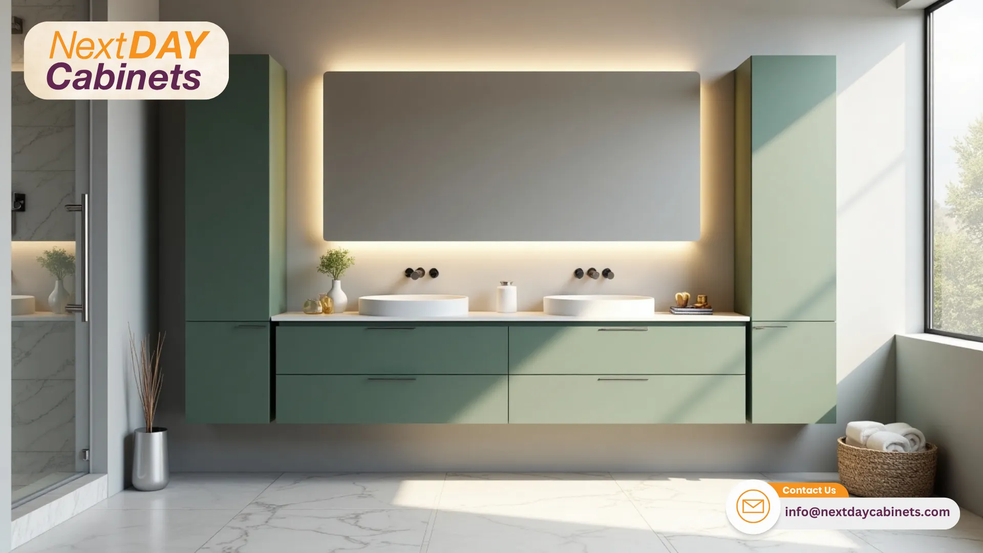 Sage-Green-Bathroom-Vanities-by-the-best-Cabinet-Store-Richmond-VA