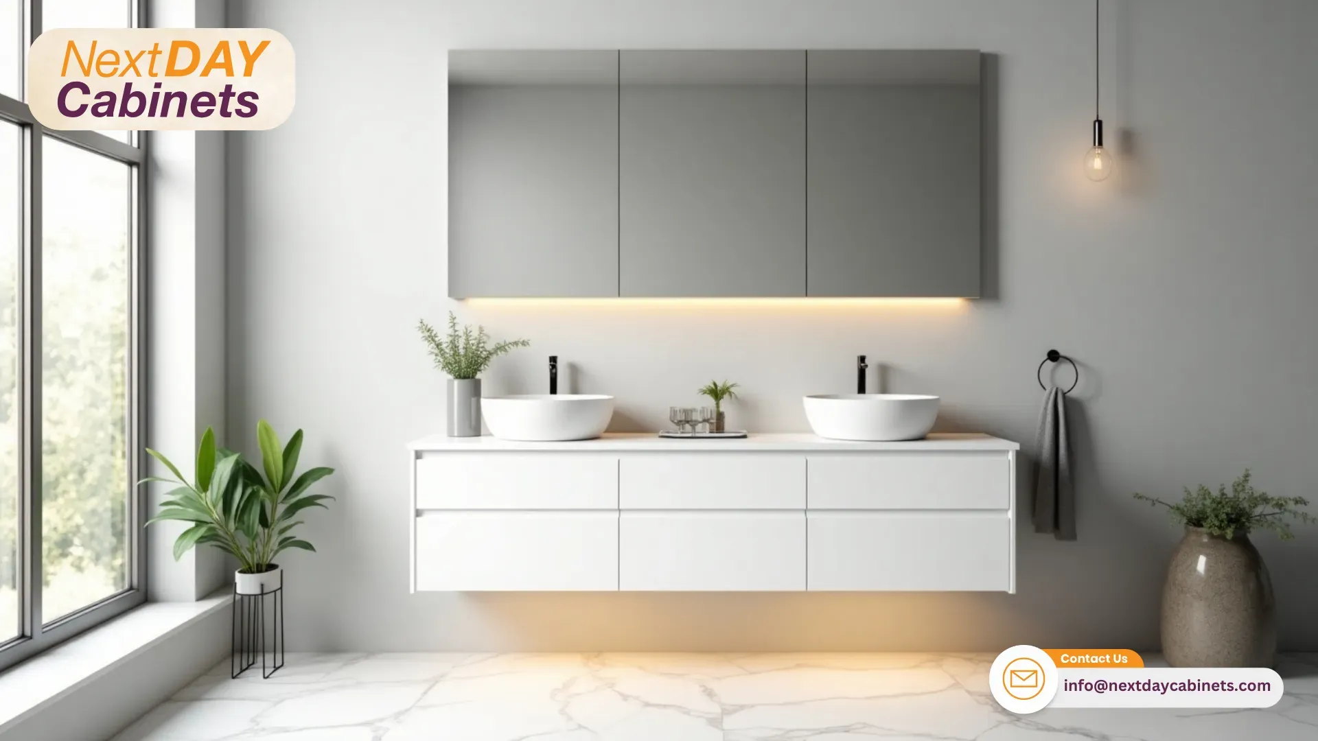 Minimalist-White-Floating-Vanity-with-Soft-Close-Drawers