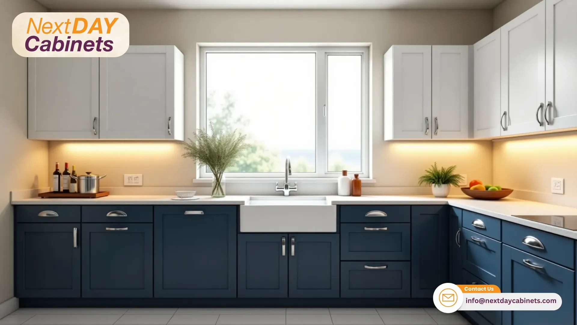 Two-Tone-Kitchen-Cabinet-Combination-Classic-White-and-Navy