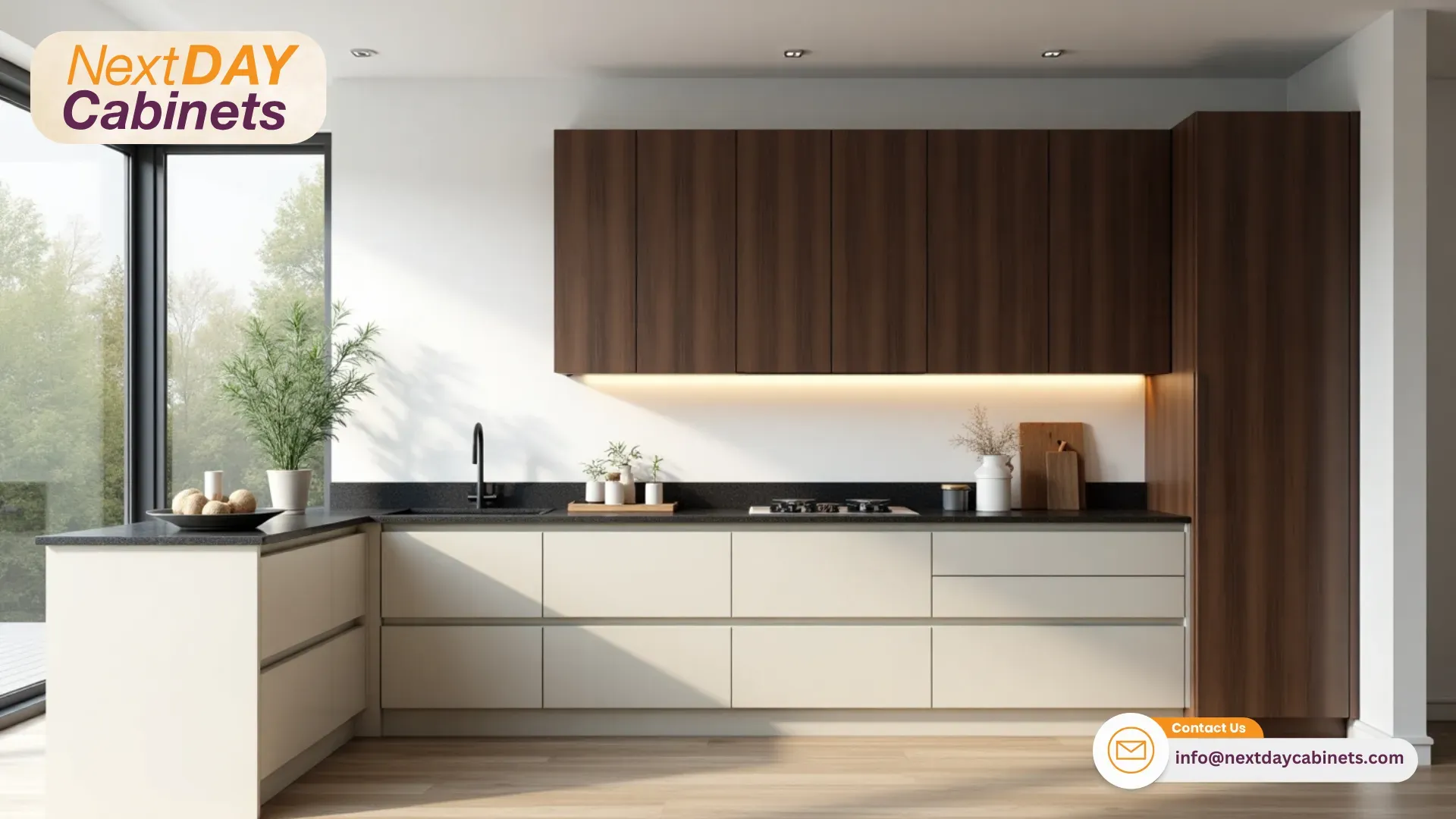 Two-Tone-Kitchen-Cabinets-of-Neutral-Base-Cabinets-with-Bold-Uppers