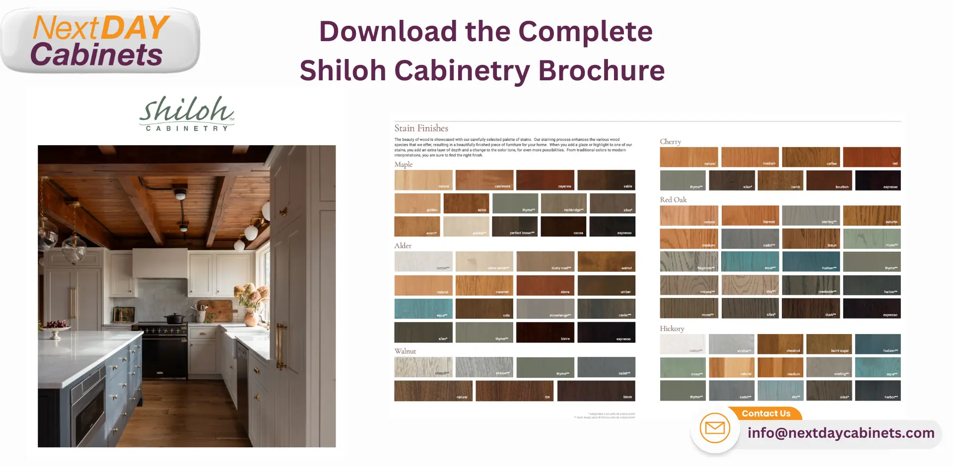 shiloh cabinetry brochure 2025