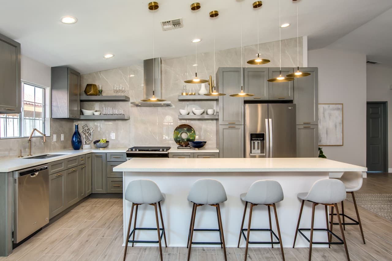 NextDAY Cabinets Partners with Kith Kitchens: Bringing Premium American Craftsmanship to Your Projects 8 High-end custom kitchen installation with Kith Kitchens cabinetry available through NextDAY Cabinets