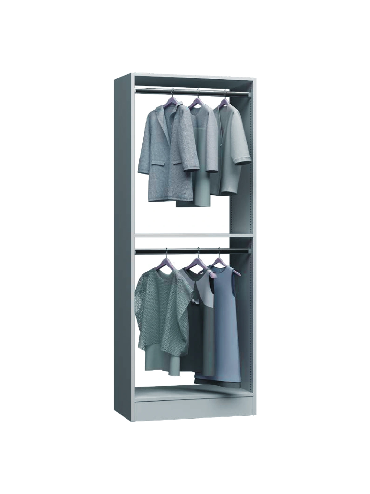 Floor standing closet configuration 1