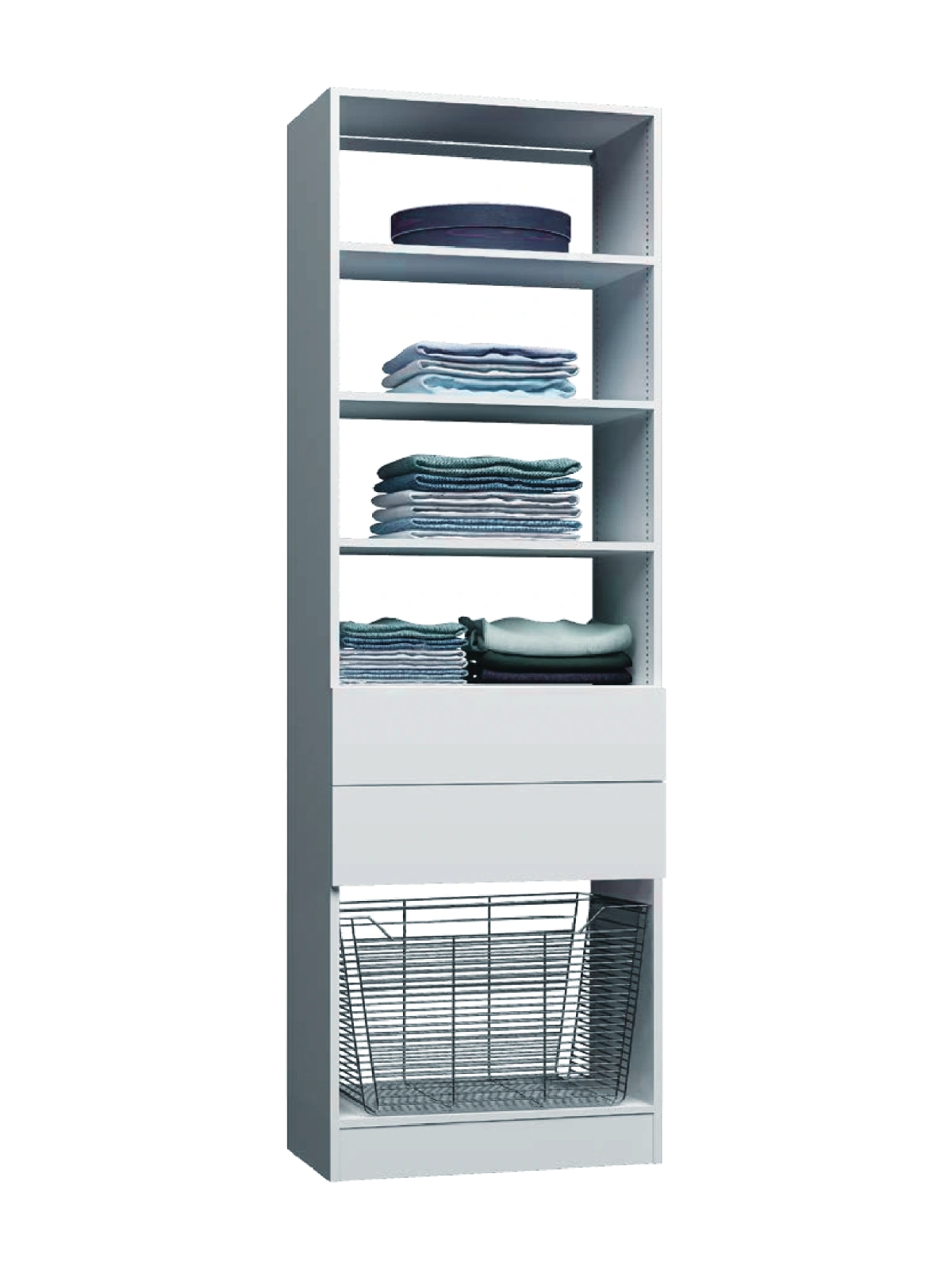 Floor standing closet configuration 11