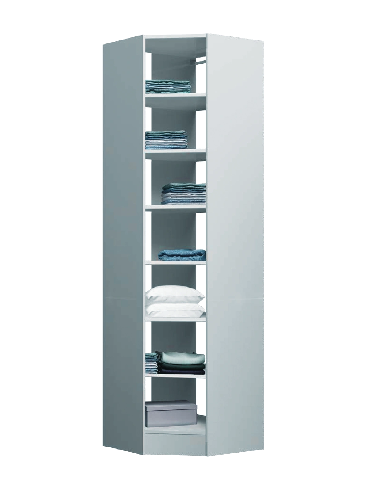 Floor standing closet configuration 13