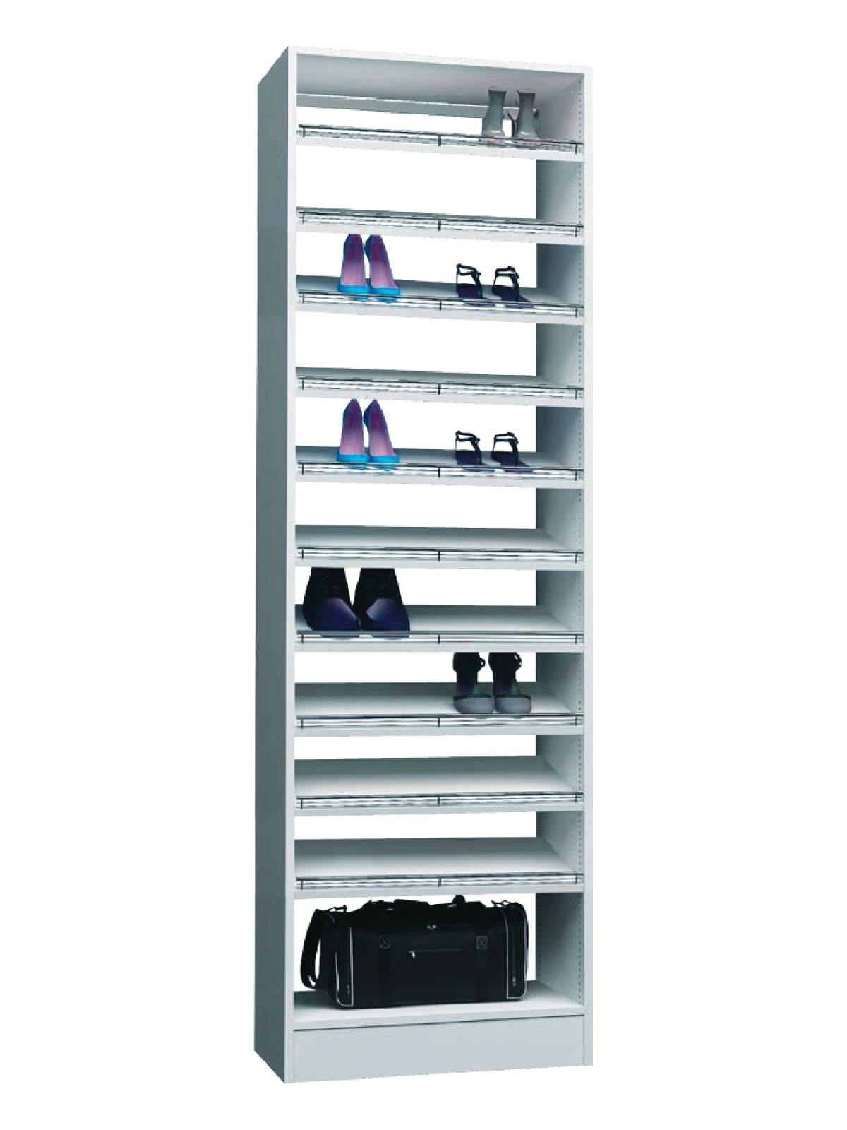 Floor standing closet configuration 15