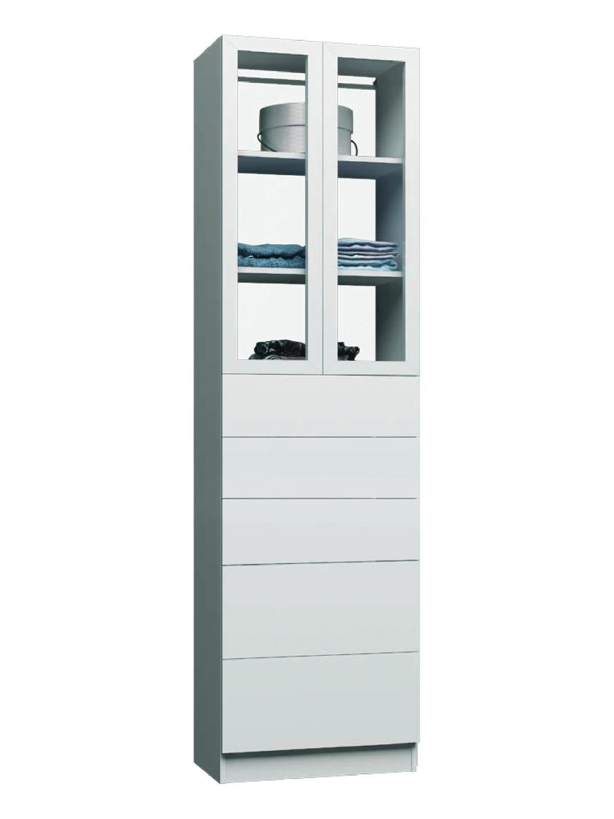 Floor standing closet configuration 3