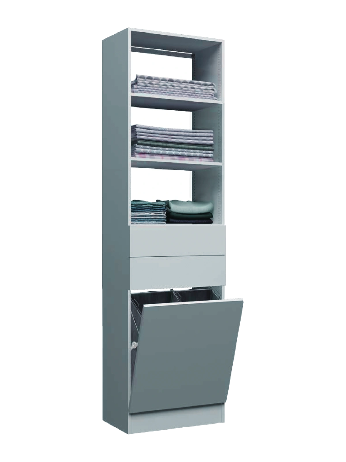Floor standing closet configuration 8