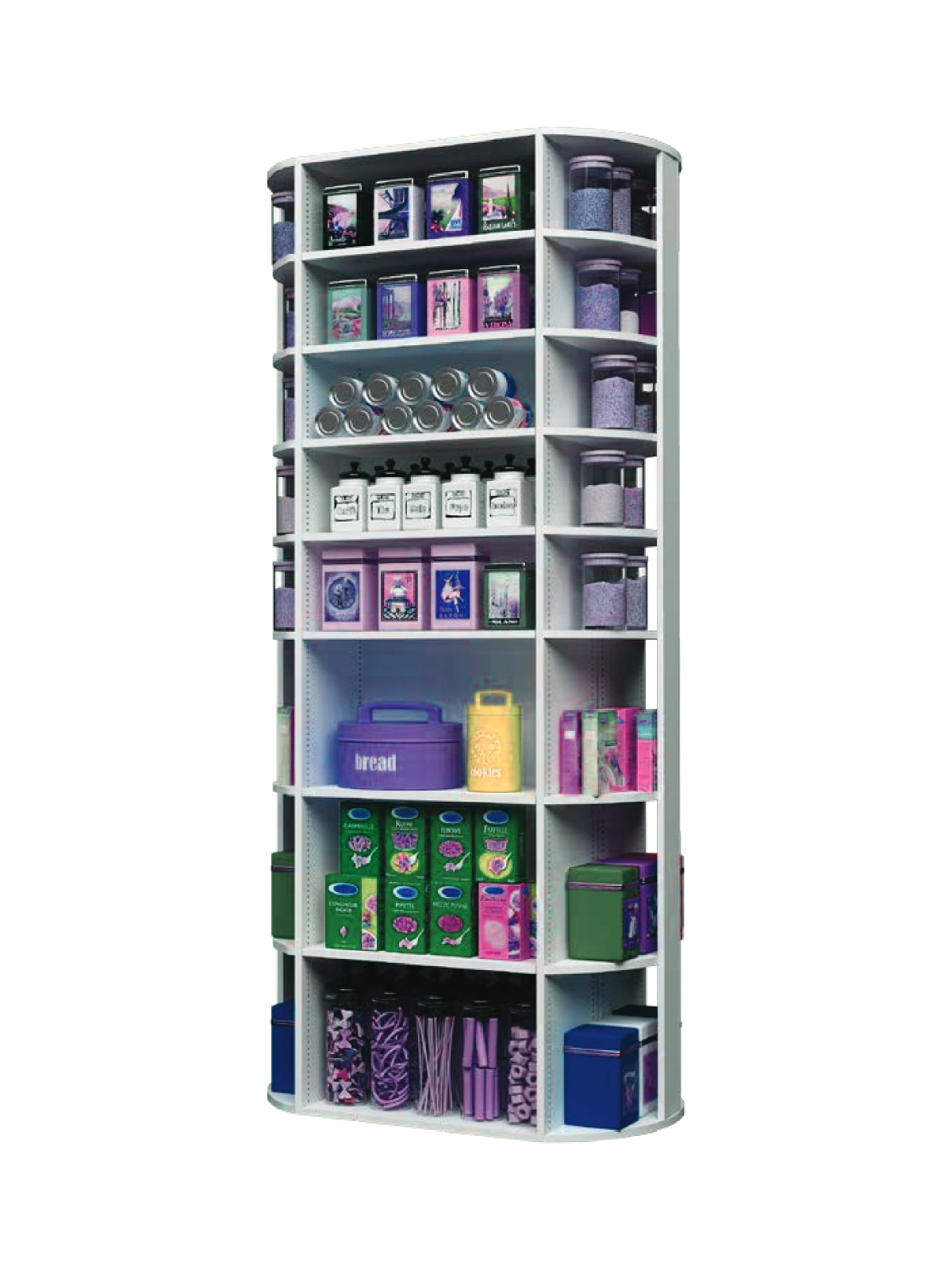 Revolving closet unit configuration 5
