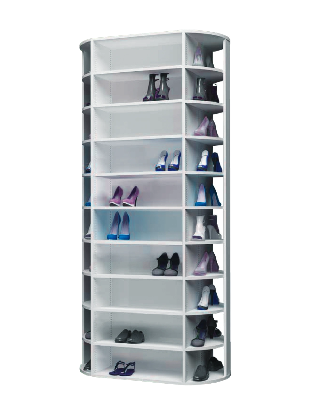 Revolving closet unit configuration 7