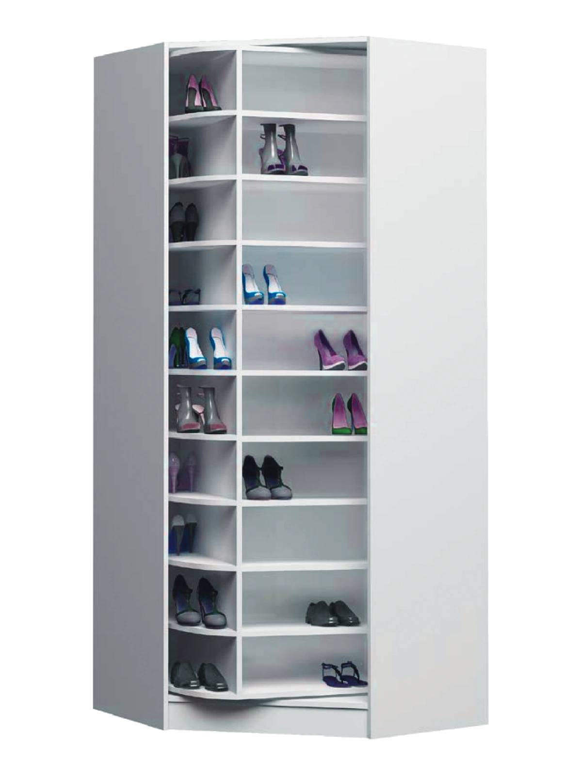 Revolving closet unit configuration 8