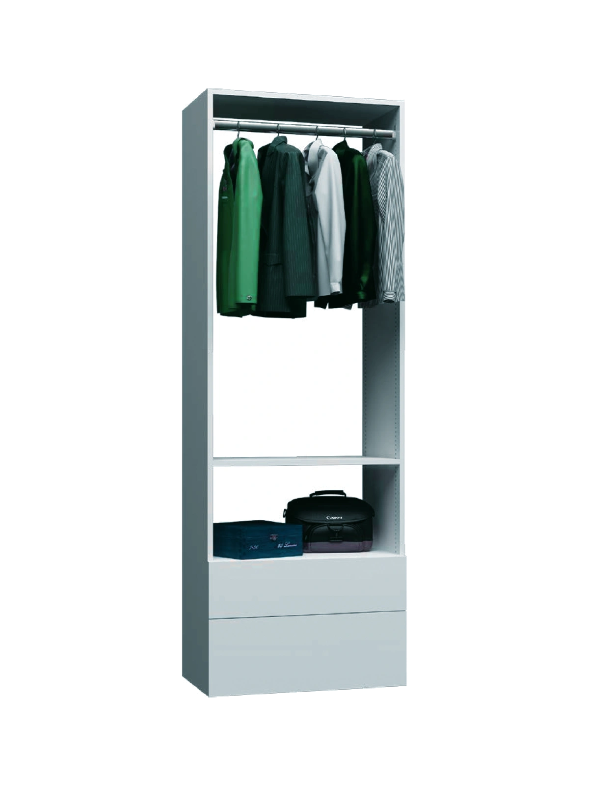 Wall hung closet configuration 13