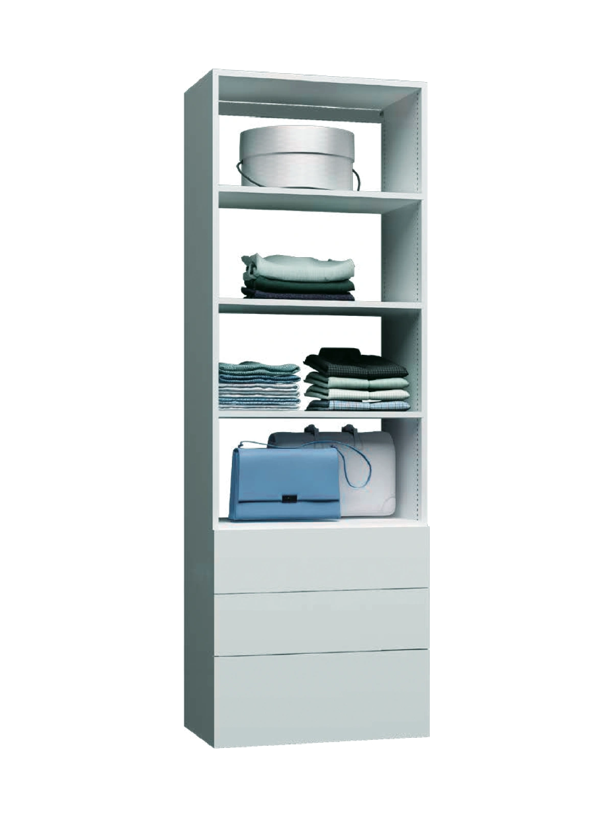 Wall hung closet configuration 18