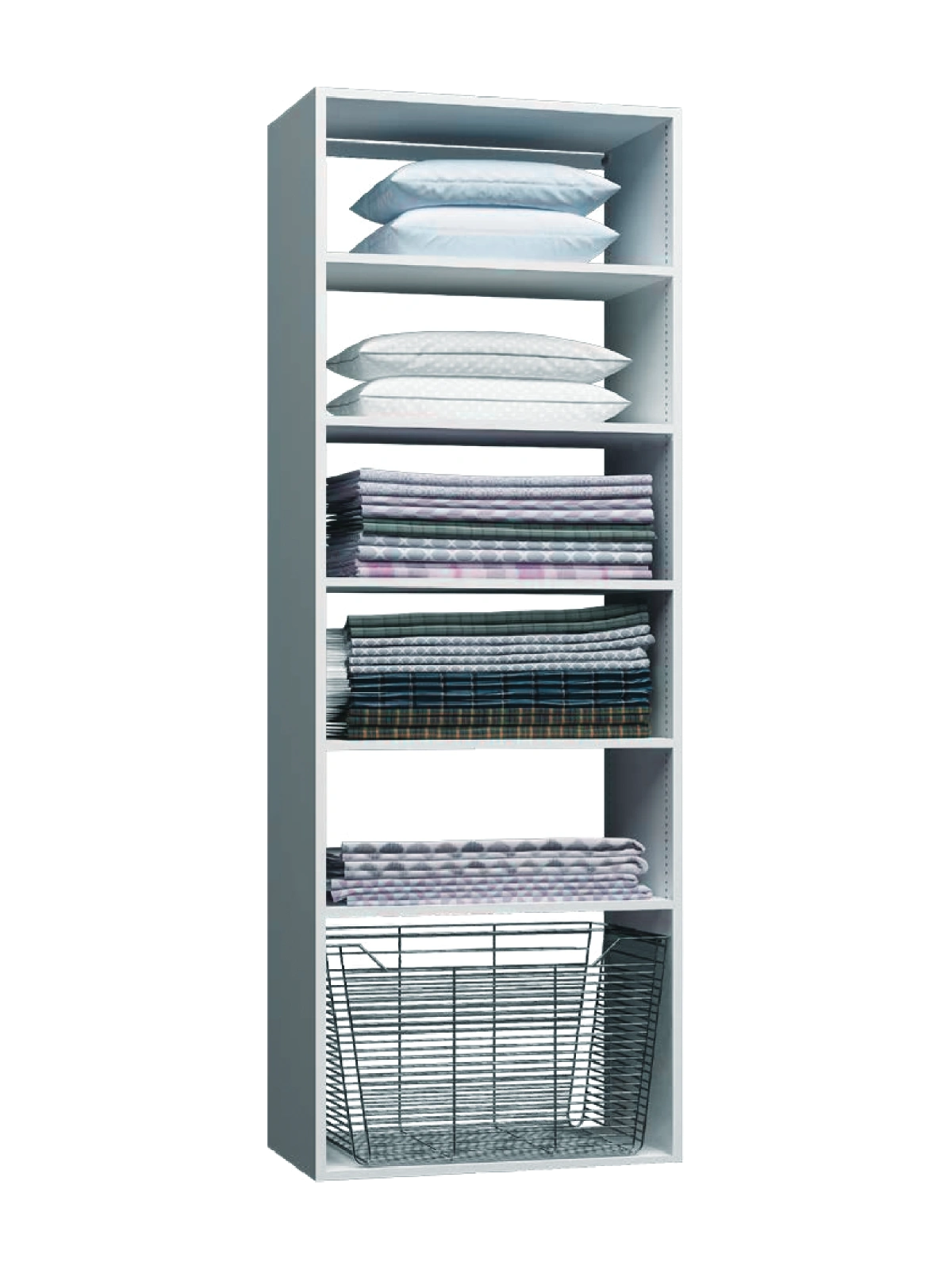Wall hung closet configuration 2