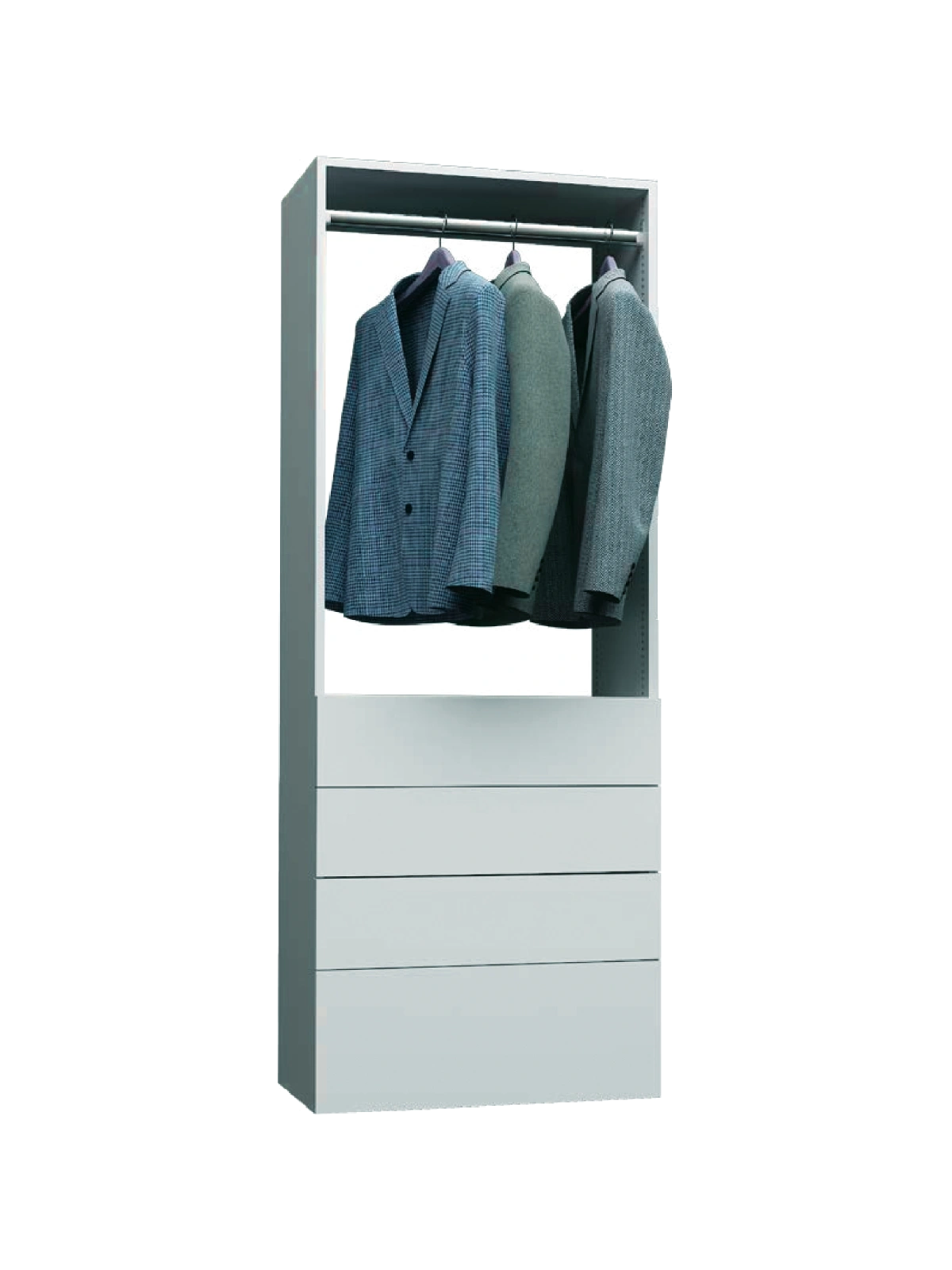 Wall hung closet configuration 20