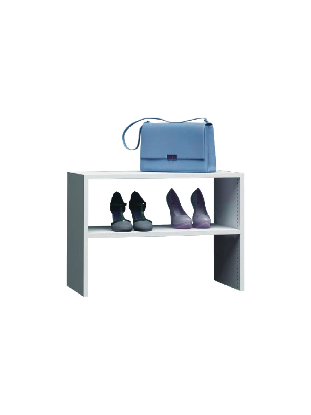 Wall hung closet configuration 3