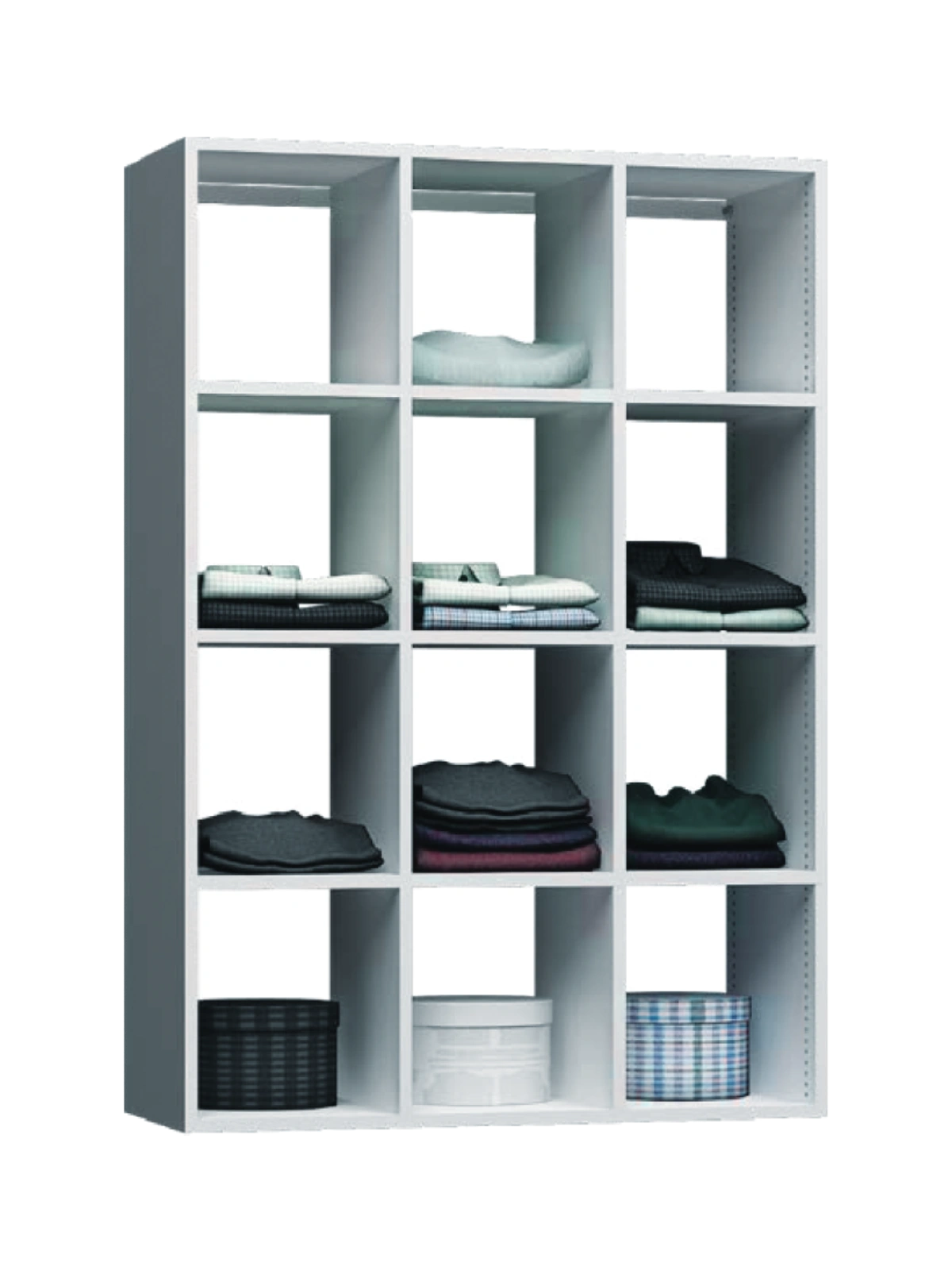 Wall hung closet configuration 4