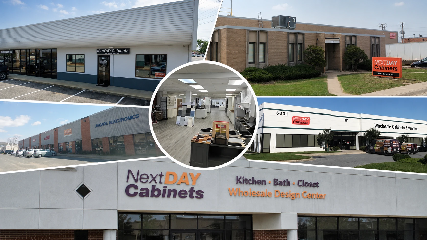 NextDAY Cabinets Highlights Six-Showroom Network Serving Trade Professionals Across Multiple Locations