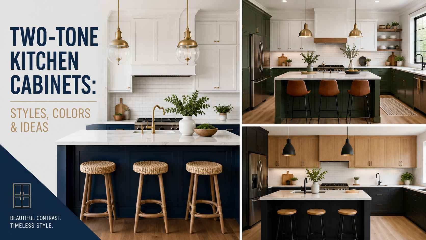 Two Tone Kitchen Cabinets