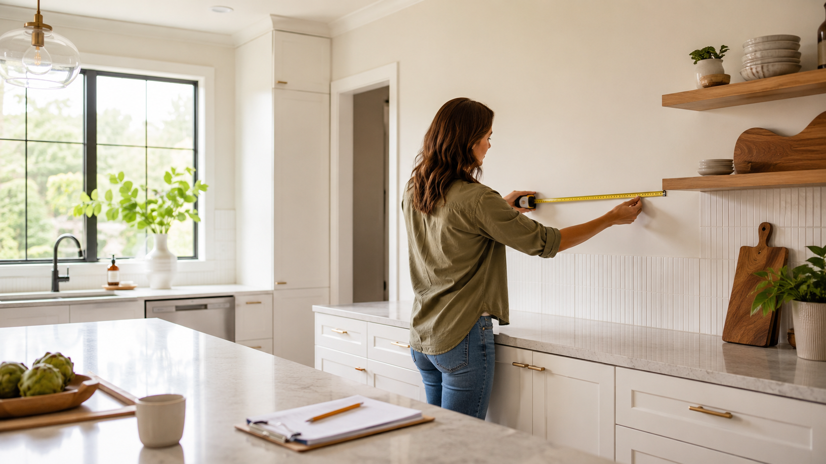 how to mesure ktichen cabinets