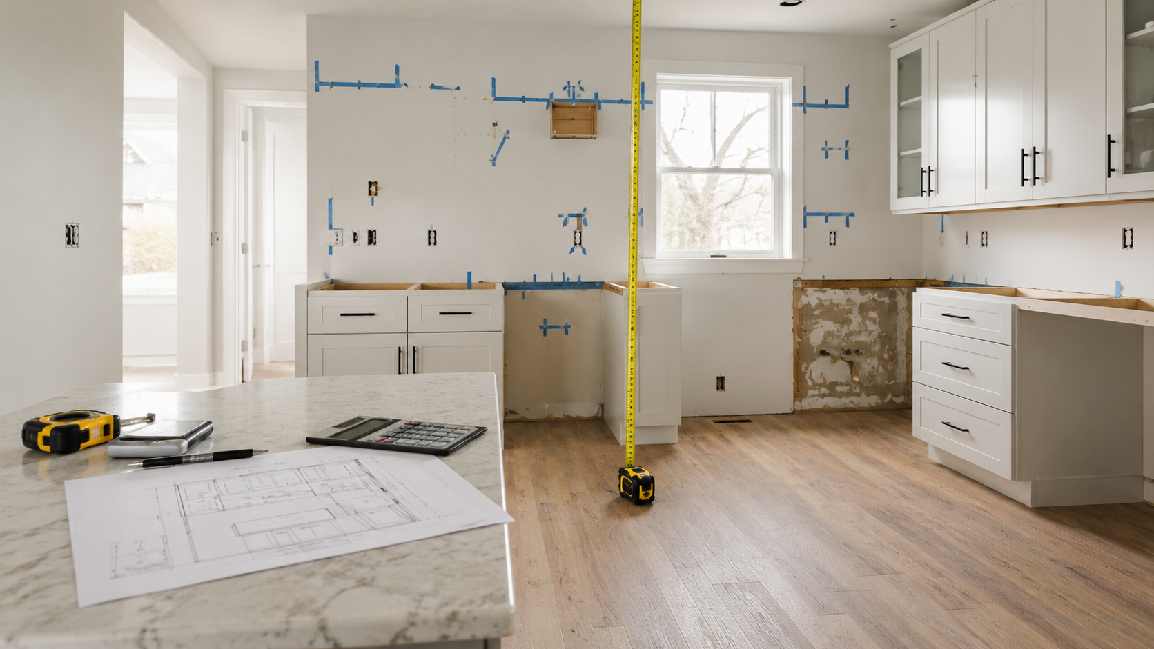 kitchen cabinets meauserment