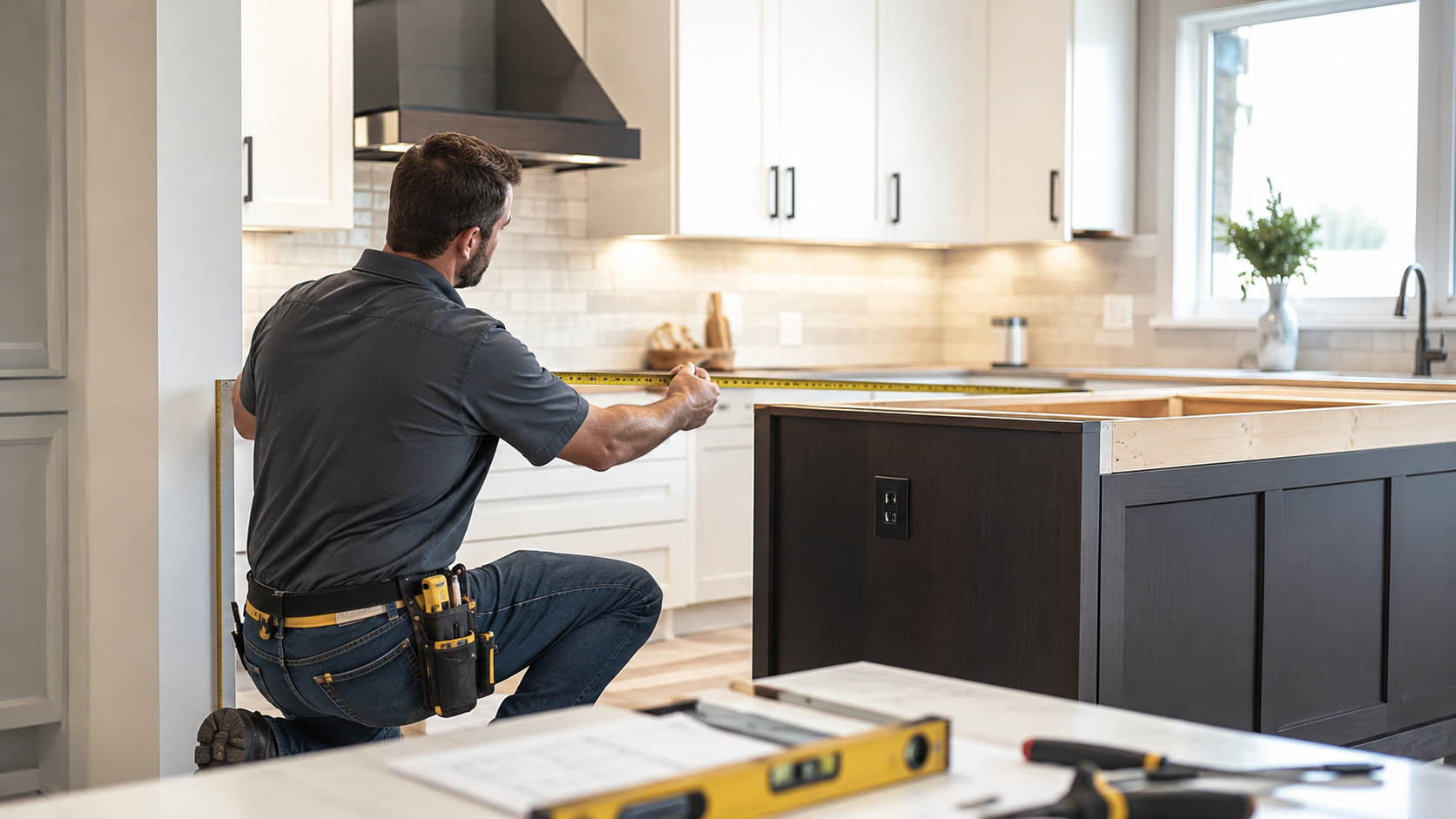mesure ktichen cabinets