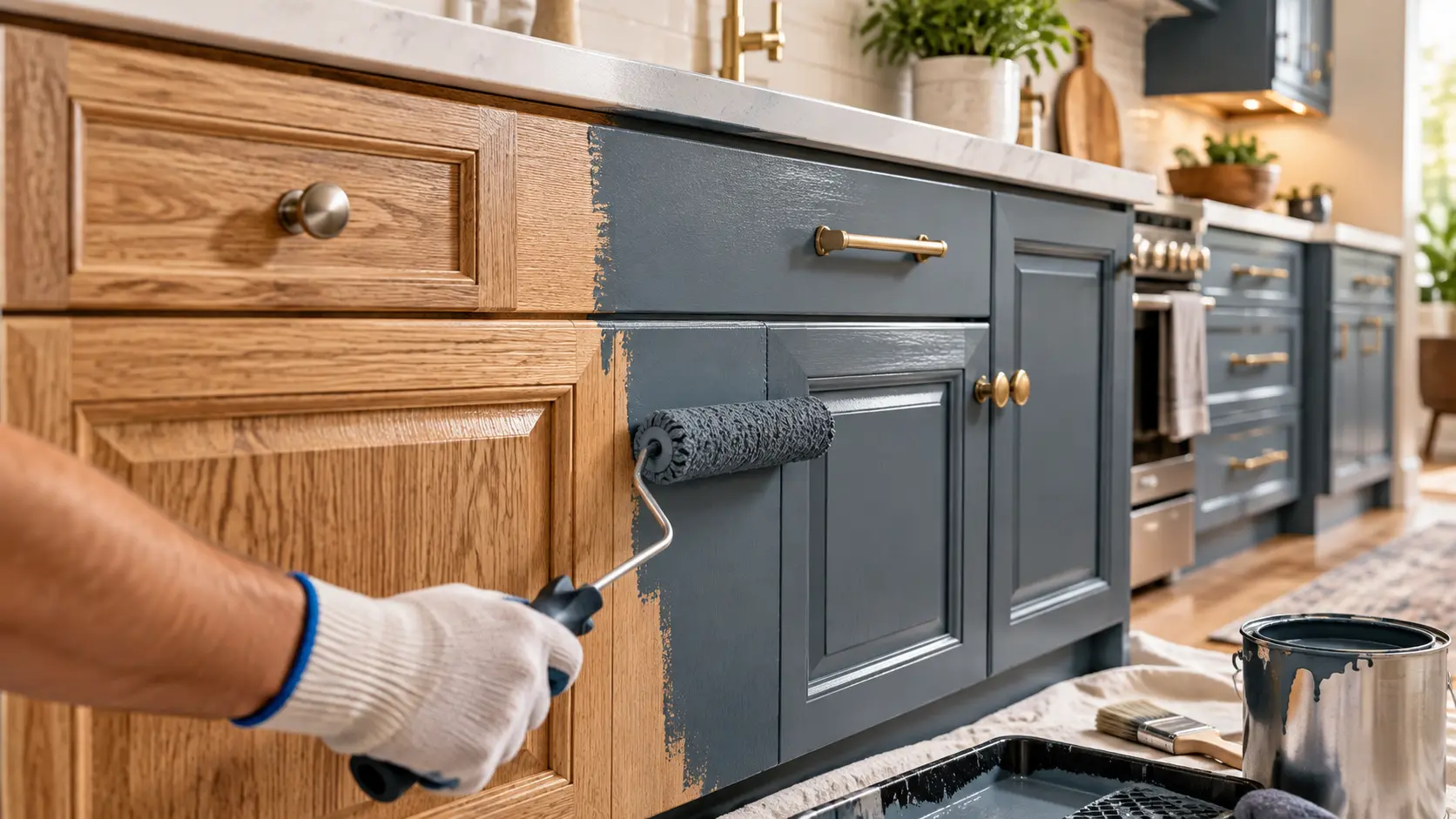 How to Paint Kitchen Cabinets
